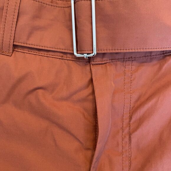 NWT A.L.C. Revolve Pants Womens Size 2 Rust Belt Pleated Pockets - Picture 4 of 14